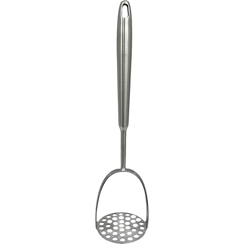 Professional Potato Masher, 304 Stainless Steel with Ergonomic Handle, 13.5 inch Heavy Duty Kitchen 