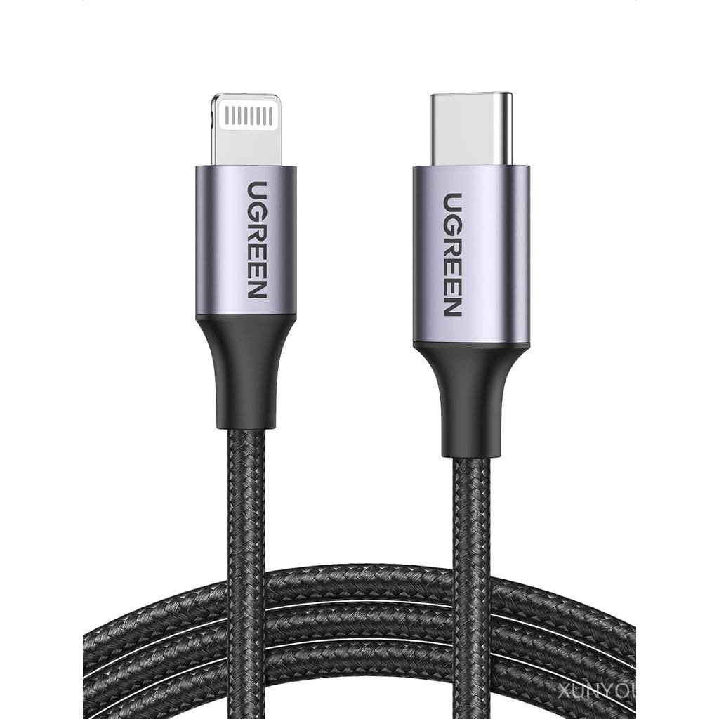 UGREEN USB C to Lightning Cable 3FT - MFi Certification Lightning Cable Compatible with iPhone 14/14