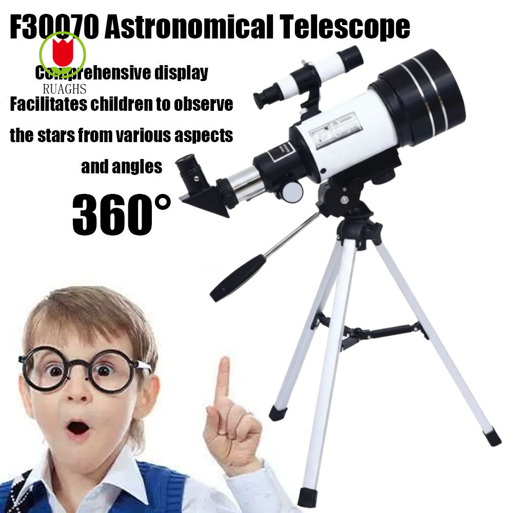 Kính thiên văn RUAGHS F30070, Ống nhòm F30070 Kính thiên văn trẻ em, Công suất cao 300mm Tiêu cự dài