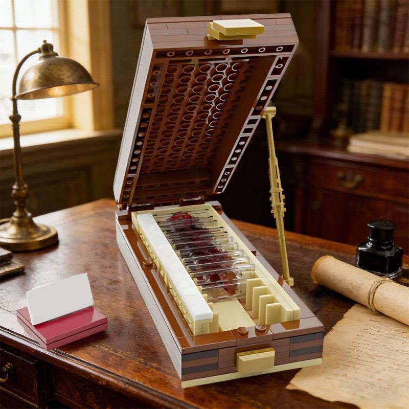 MOC Bloodthirsty Fat Dexter Morgan 's Trophy Box Lắp Ráp Khối Xây Dựng Đồ Chơi Quà Tặng 194 Hạt
