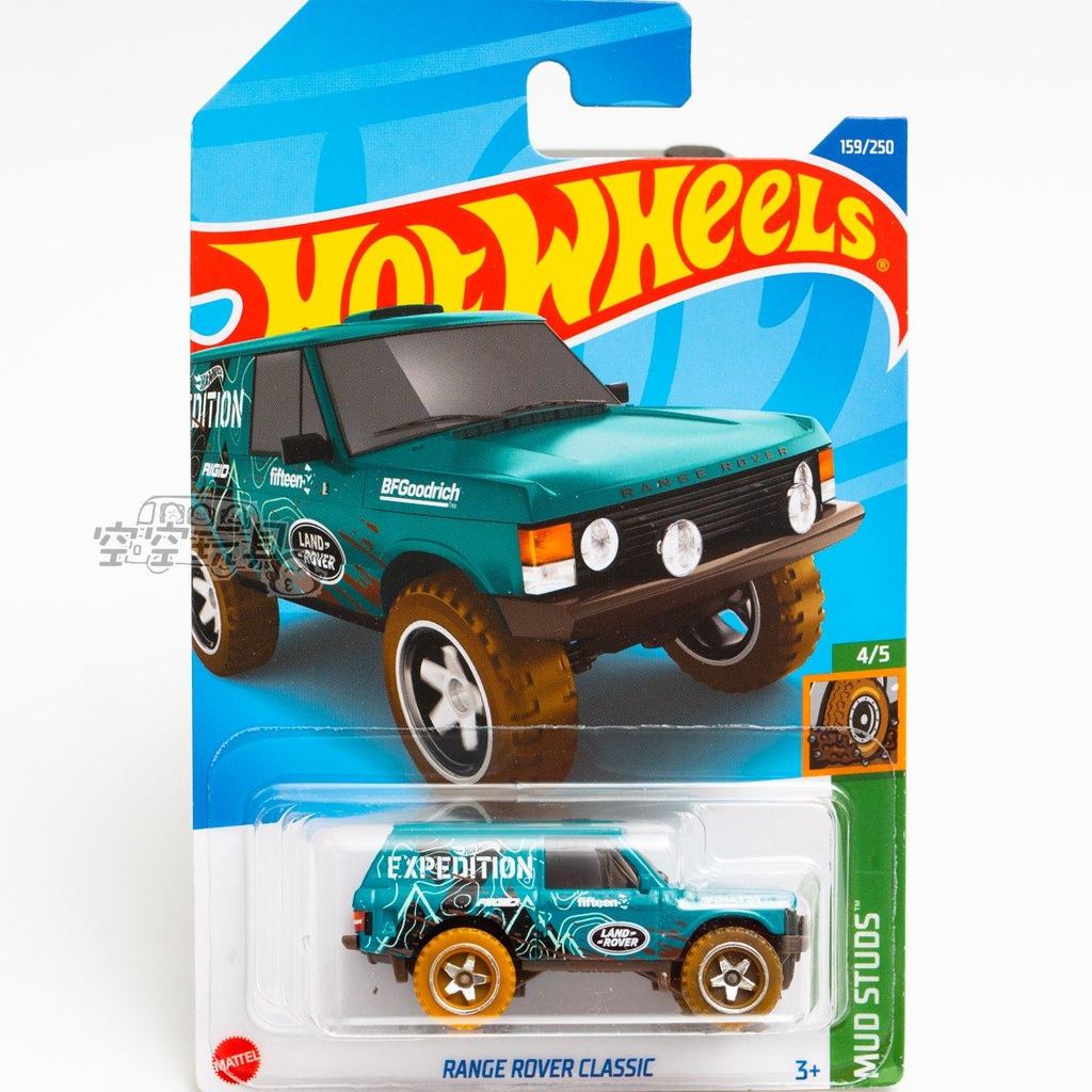 Hot Wheels 159 # RANGE ROVER Classic Land Rover màu xanh lá cây Hot Wheels Xe mô hình kim loại