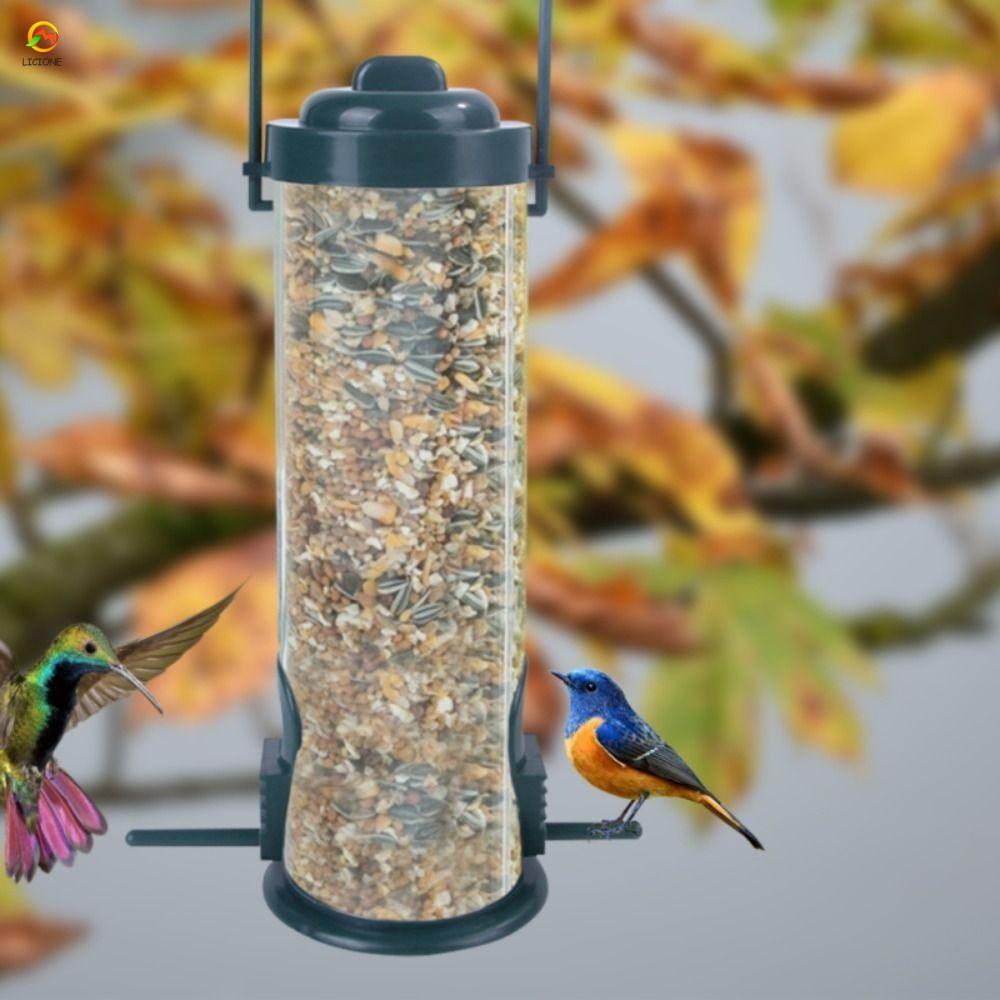ECHOG Pet Feeder Vườn Đồ dùng cho thú cưng chống nước Myna Hộp đựng thức ăn trong nhà bằng nhựa Myna
