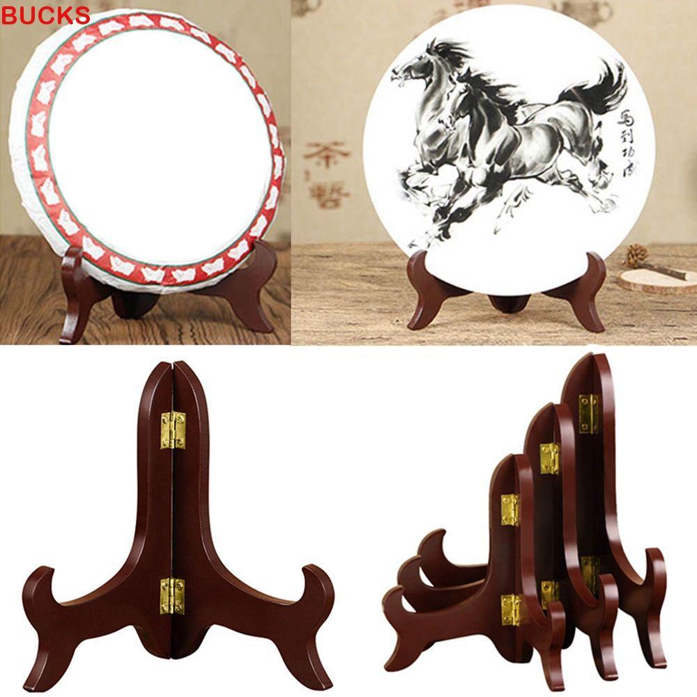 BUCKS Tấm Giá Đỡ Tác Phẩm Nghệ Thuật 5 / 6 / 7 / 8Inch Hình Ảnh Trang Trí Đế Cao Cấp Sách Ảnh Khung 