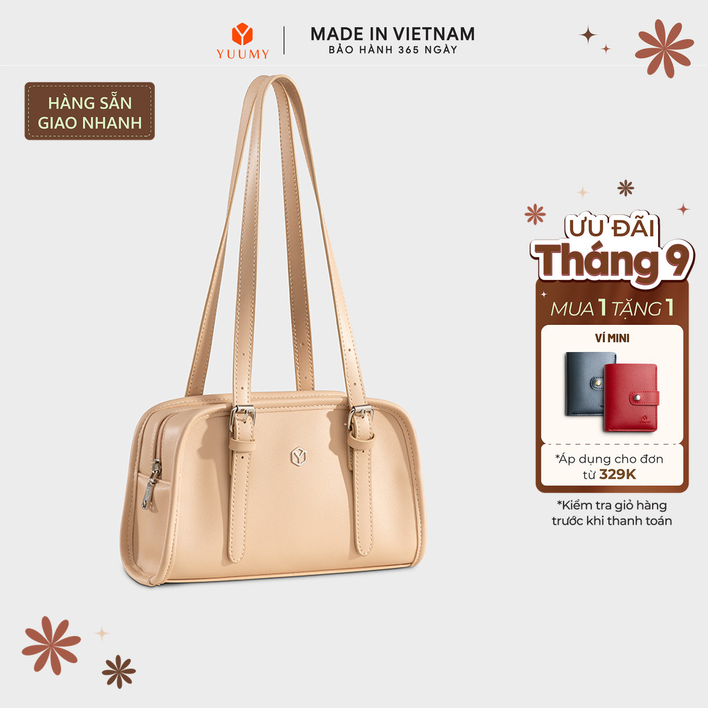 Túi Yuumy ( Thời trang nữ túi tote dáng hộp size 25- Túi xách da Seasand YTX72) Bagsmart