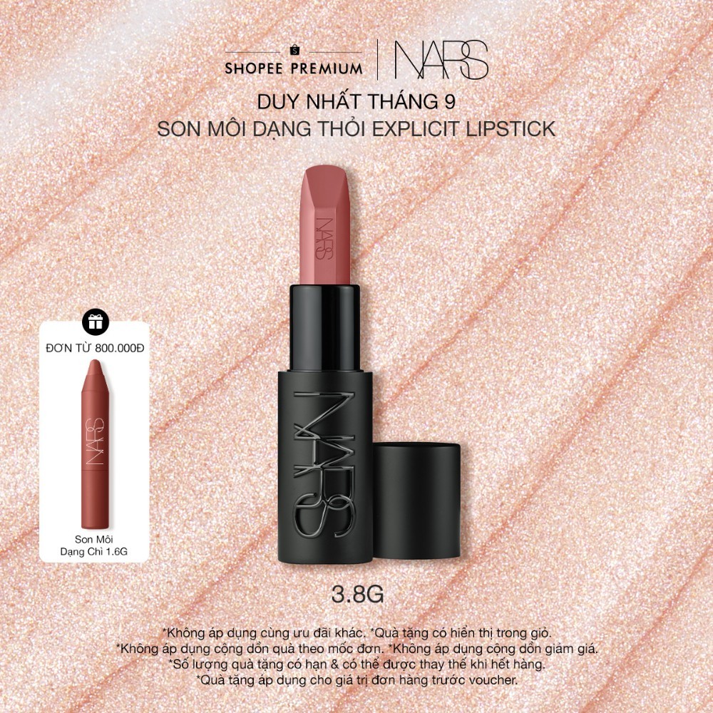 Son môi dạng thỏi NARS Explicit Lipstick 3.8g