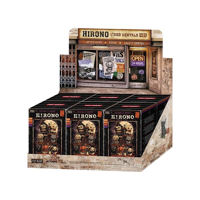 POP MART Hirono Sau Bóng Tối Series Đèn Ngủ Quyến Rũ Mù Hộp Sưu Tập Trang Trí Mặt Dây Chuyền 100% Ch