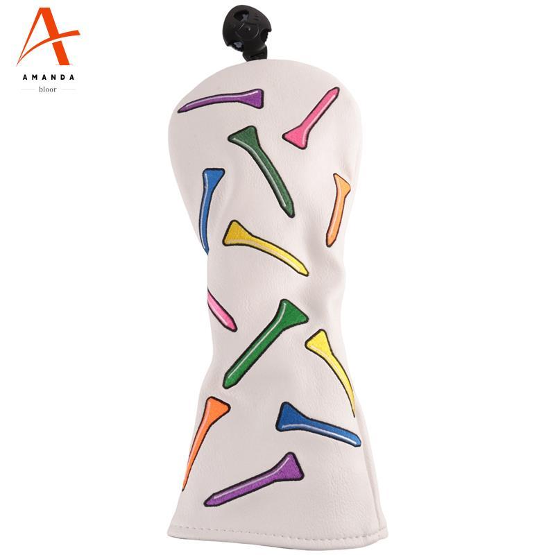 Tees Pattern Golf Club Cover Thay thế cho Driver, Fairway, Hybrids-Golf Driver Headcover / Golf Fair