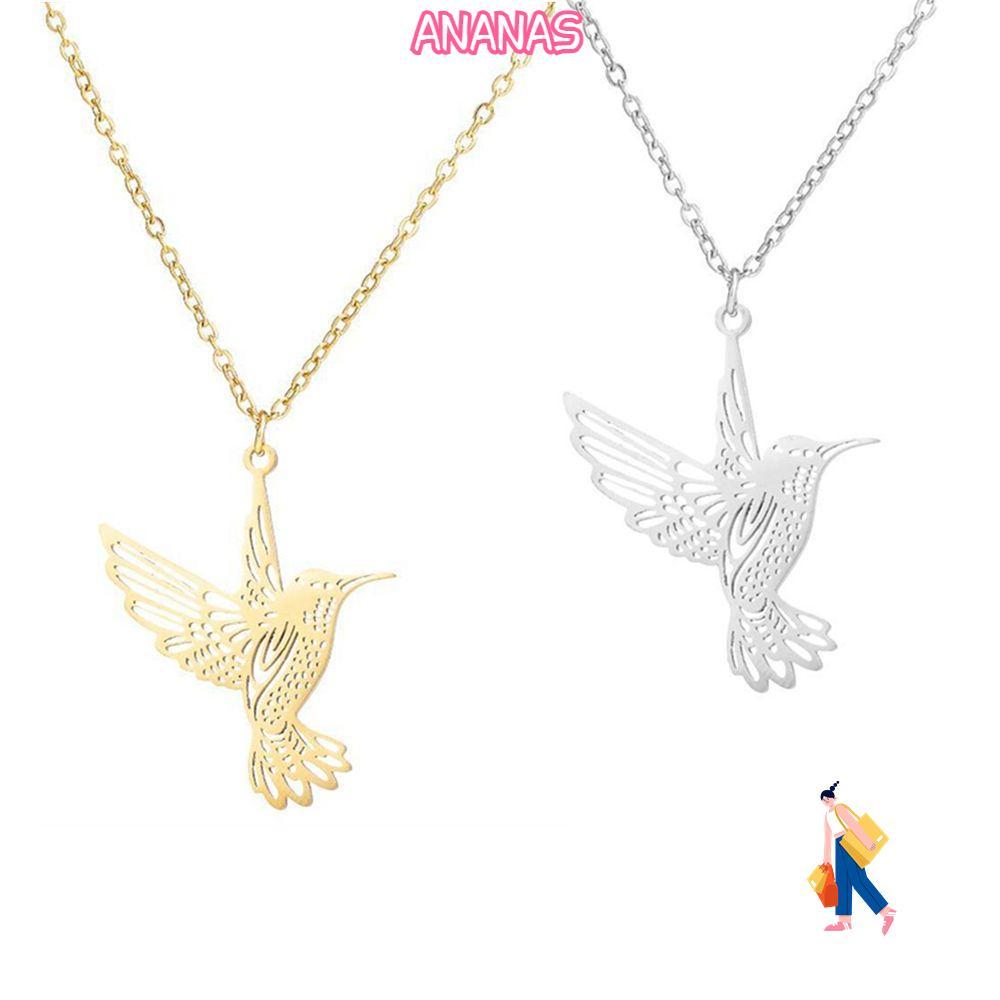 ANANAS Hummingbird Vòng Cổ Nữ Bạc Nam