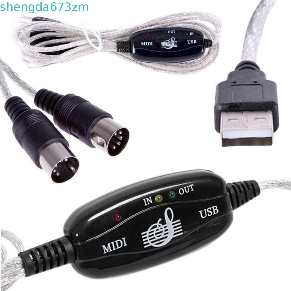 SHENGDA MIDI sang cáp USB Thiết bị âm thanh Giao diện MIDI chuyên nghiệp cho bàn phím PC cho đàn Pia