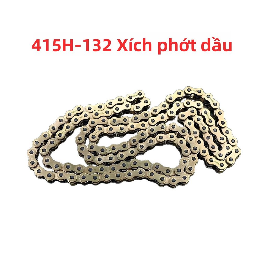 Xích tải dầu 415ERZ cho xe đua địa hình, nhẹ, bền, chống kéo giãn, hiệu suất cao, thay thế trực tiếp