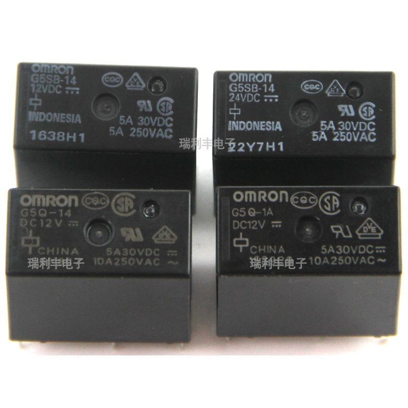 Rơle Omron hoàn toàn mới G5Q-1 14 1A 1A4 5-12-24VDC DC12V