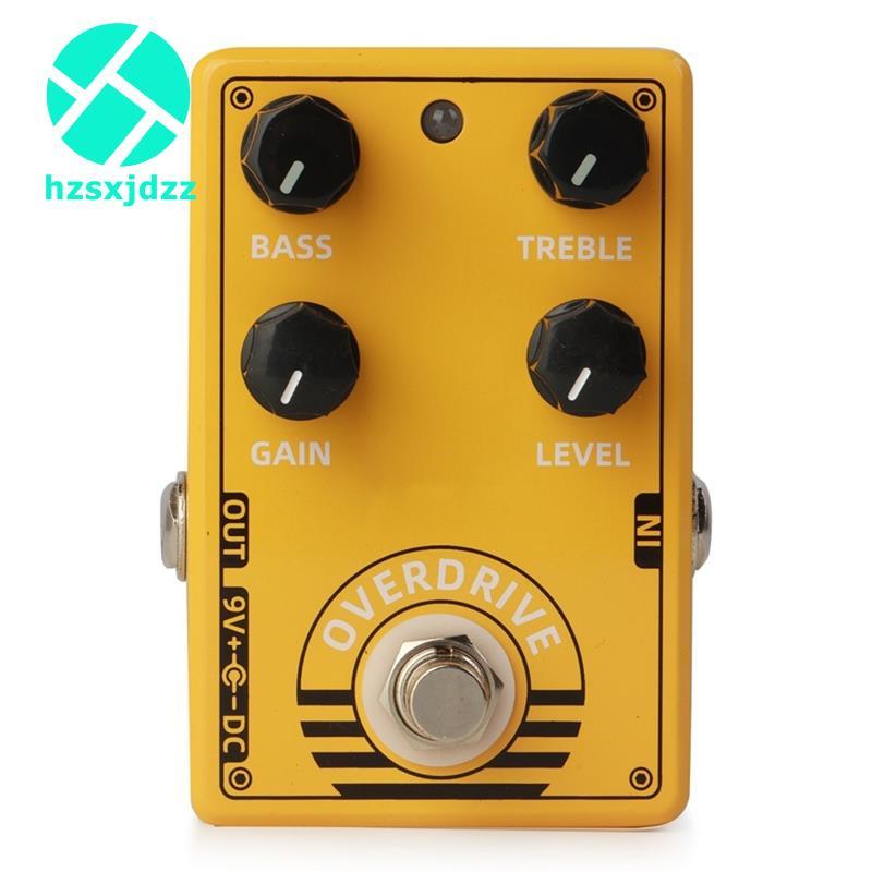 D-8 Overdrive Guitar Effect Pedal Điện Overdrive Hiệu ứng Cực kỳ đa năng True Bypass Pedal Phụ kiện 