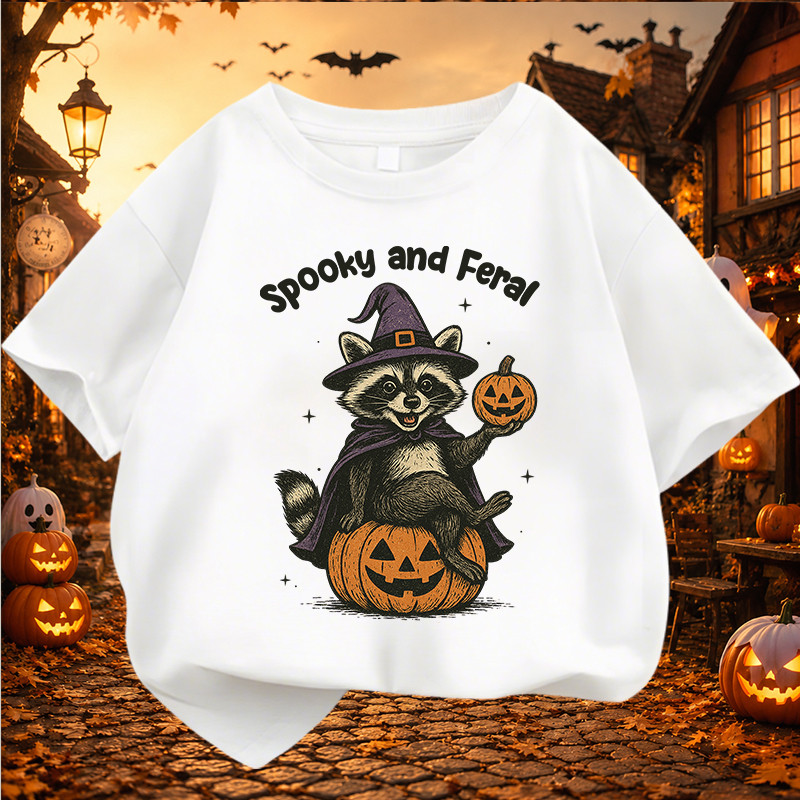 & COD RINA STUDIO 2026 Mới Halloween Gia Đình Áo Thun Mẹ Và Con Quần Áo Cha Và Con Mặc Đảng 73
