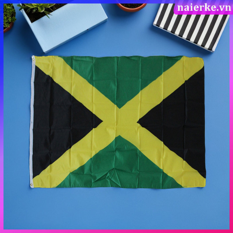 🖼️ Phụ kiện xe hơi Jamaican Trang trí cờ polyester 1 chiếc