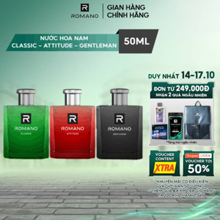 Nước hoa nam Romano EDT Attitude / Classic / Gentlemen 50ml