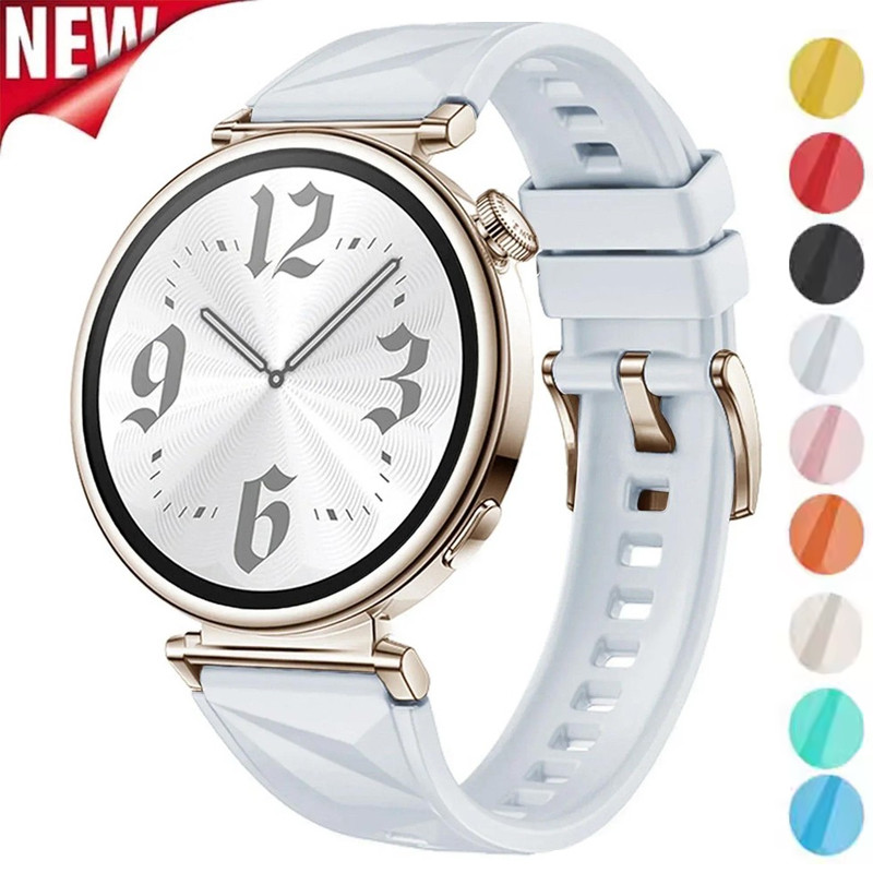 Dây đeo mỏng 18mm cho Huawei Watch GT6 41mm Dây đeo thay thế silicon thể thao cho Huawei Watch GT5 G