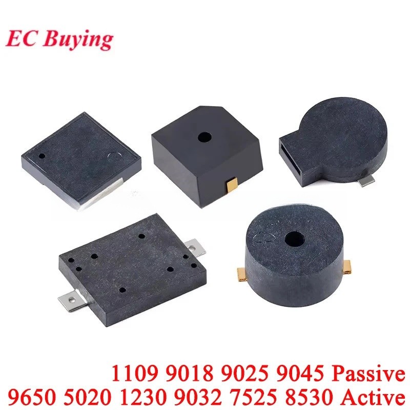 10 Chiếc Mini SMD Buzzer 8630 1109 9045 9025 9018 5020 1230 9032 7525 8630 Thụ Động 9650 Hoạt Động T