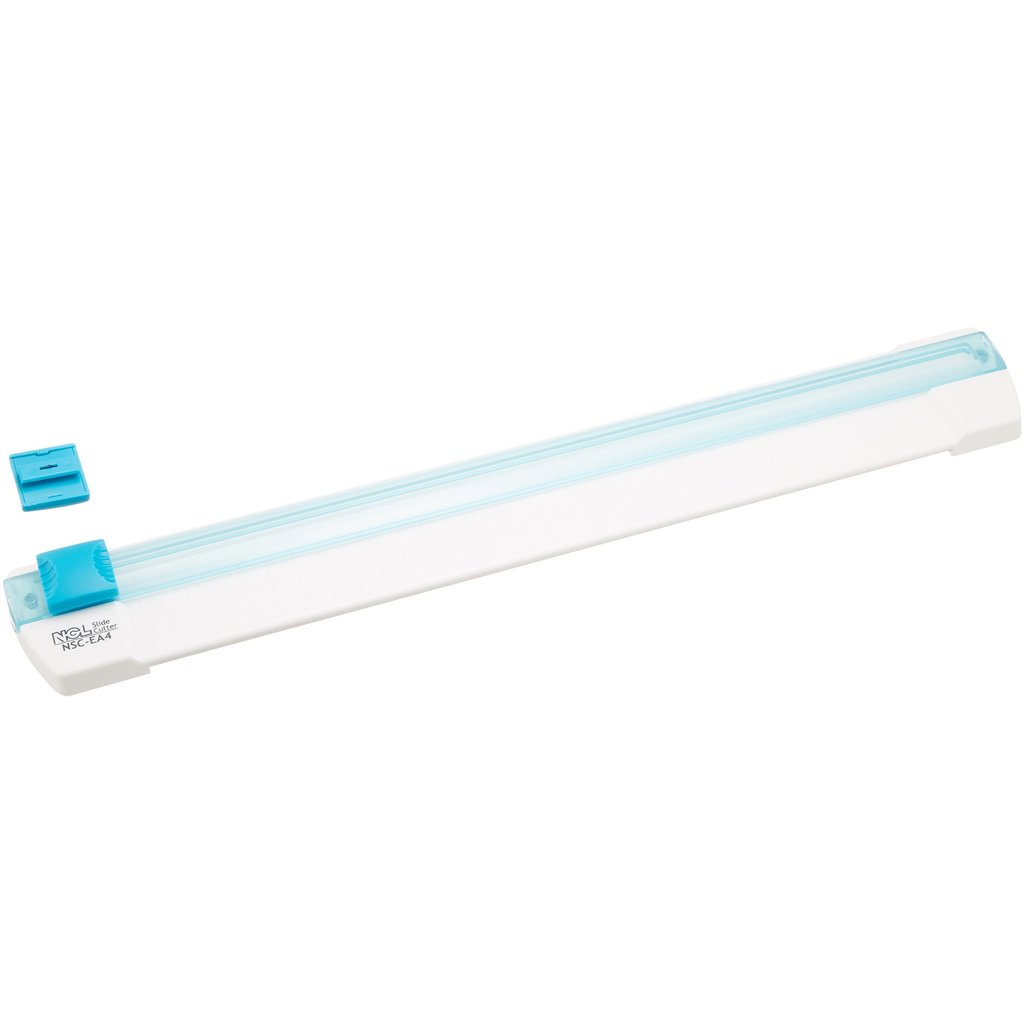 Nakabayashi Easy Slide Paper Cutter - Blue NSC-EA4B