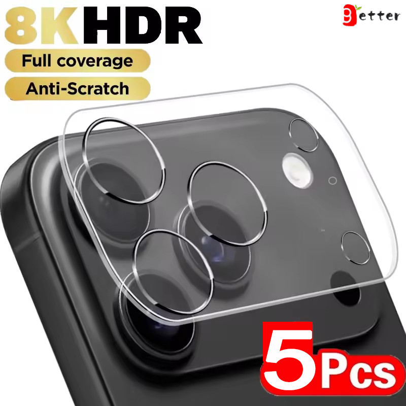 Kính Cường Lực Siêu Trong Suốt Cho IPhone 17 17Air 17ProMax Ống Kính Phía Sau Phim HD Camera Bảo Vệ 