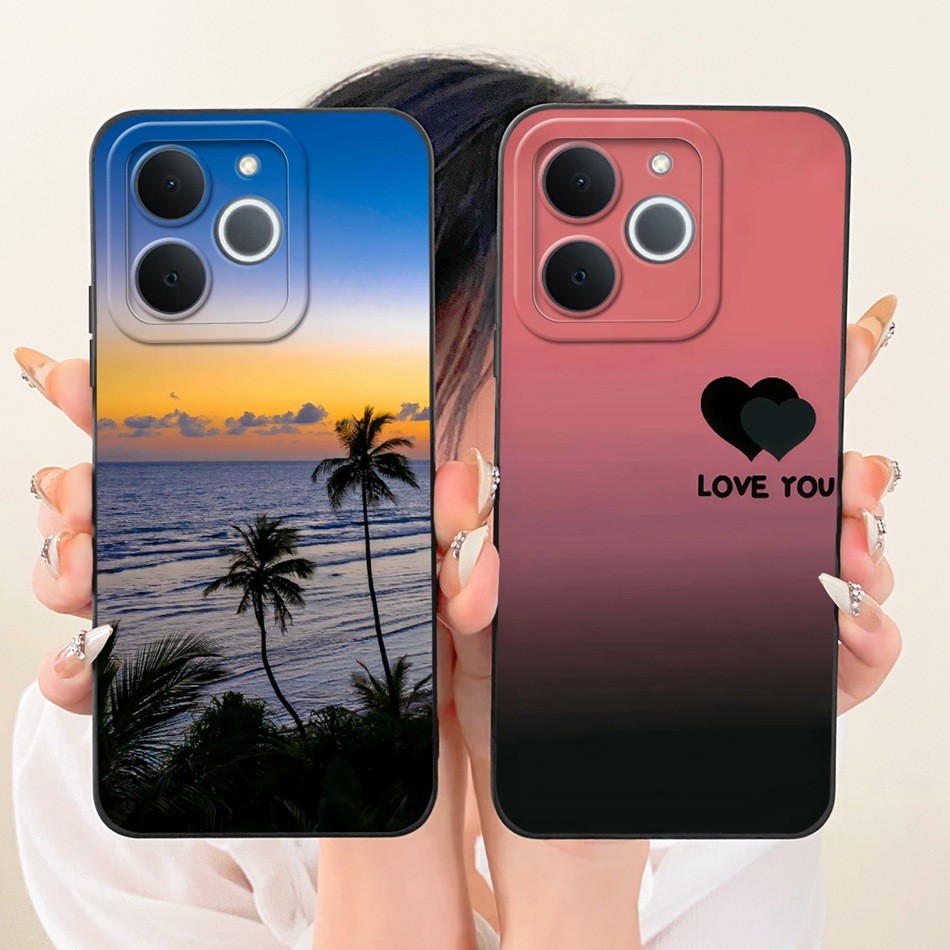 Dành Cho Realme Note 70 70T RMX5313 Vỏ Bảo Vệ Ống Kính Realme Note70 Note70T Thời Trang Dusk Đi Biển