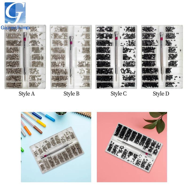 Gazechimp Micro Vít Bộ Mini Vít Nhỏ Bộ Ốc Vít Máy Thay Thế Nhỏ Cho Kính Mắt Laptop Kính Đồng Hồ Điện