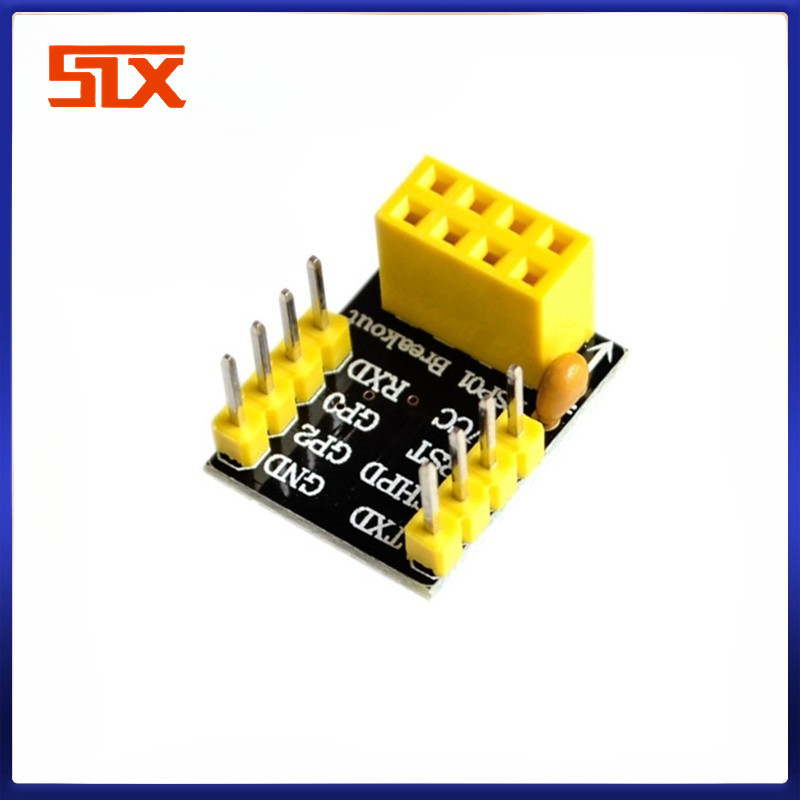 Bộ chuyển đổi bảng điều hợp ESP01 / 01S Bộ chuyển đổi bảng bánh mì ESP8266 ESP01 / 01S không hàn