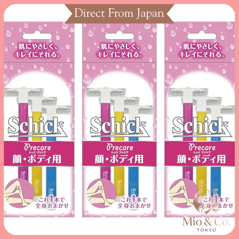 Schick T-Disposable Women's Body Razors (3 Pack x 3)