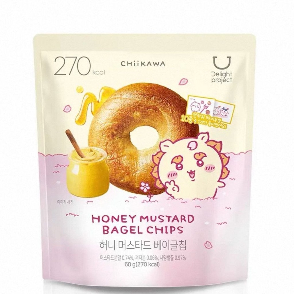 Oliveyoung Bagel Chiikawa ít calo bánh quy ăn nhẹ Oliveyoung Bagel khô Chiikawa Chiikawa ít calo Bán