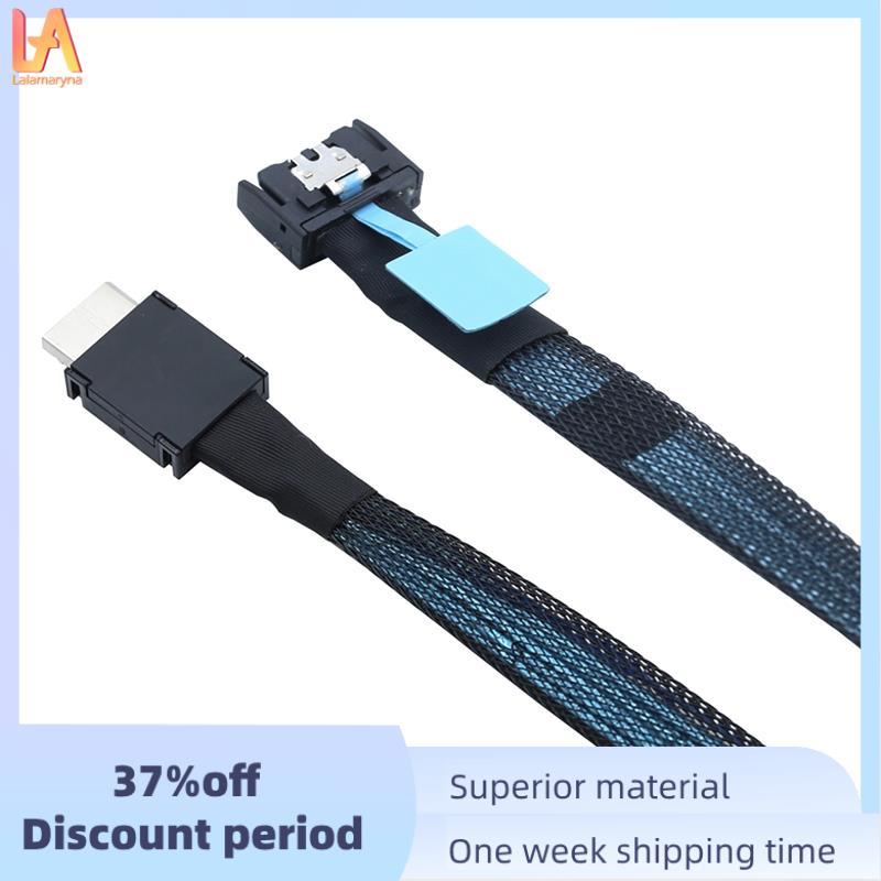 Gen5 PCIE MCIO Slimline SFF-8654 4i sang Oculink SFF-8611 4i cho cáp chuyển đổi máy chủ PCI-Express 