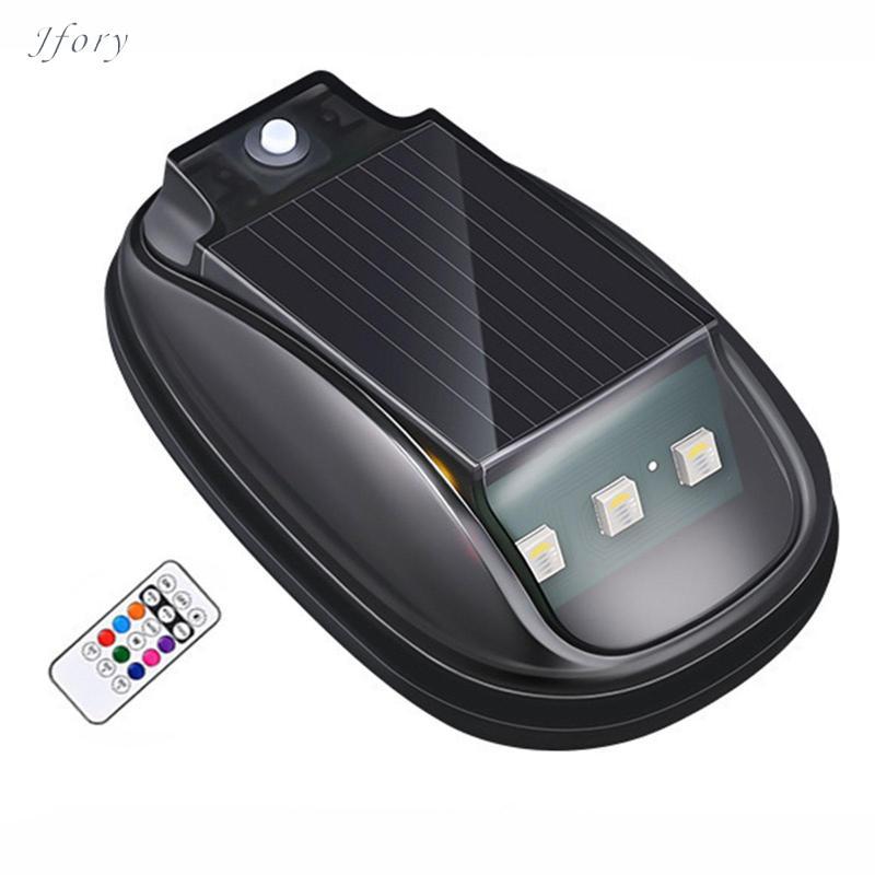 Cab Marker Light Chạy Bằng Năng Lượng Mặt Trời Mái Xe Đèn LED RGB Điều Khiển Từ Xa Chống Thấm Nước D