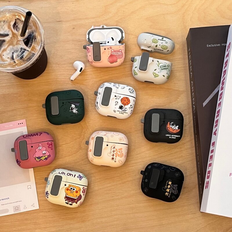 Mount Pop-up Cover Thích hợp cho Apple AirPods Pro3 Thế hệ / Thế hệ 2 Nhãn dán nước Vỏ bảo vệ airpod