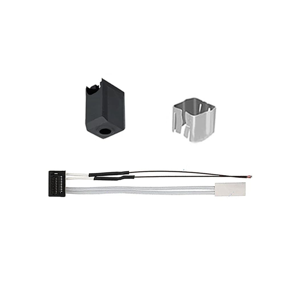 Bộ điện trở nóng gốm 24V 48W Cảm biến nhiệt độ cao với kẹp cố định và tất silicon Tương thích với Ba