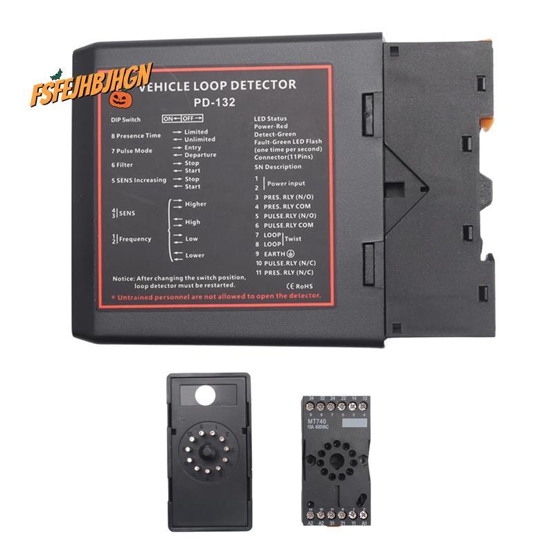 PD132 Bộ phận thay thế vòng lặp xe cảm ứng đơn cho bãi đậu xe Máy dò vòng lặp xe PHIÊN BẢN TIẾNG ANH