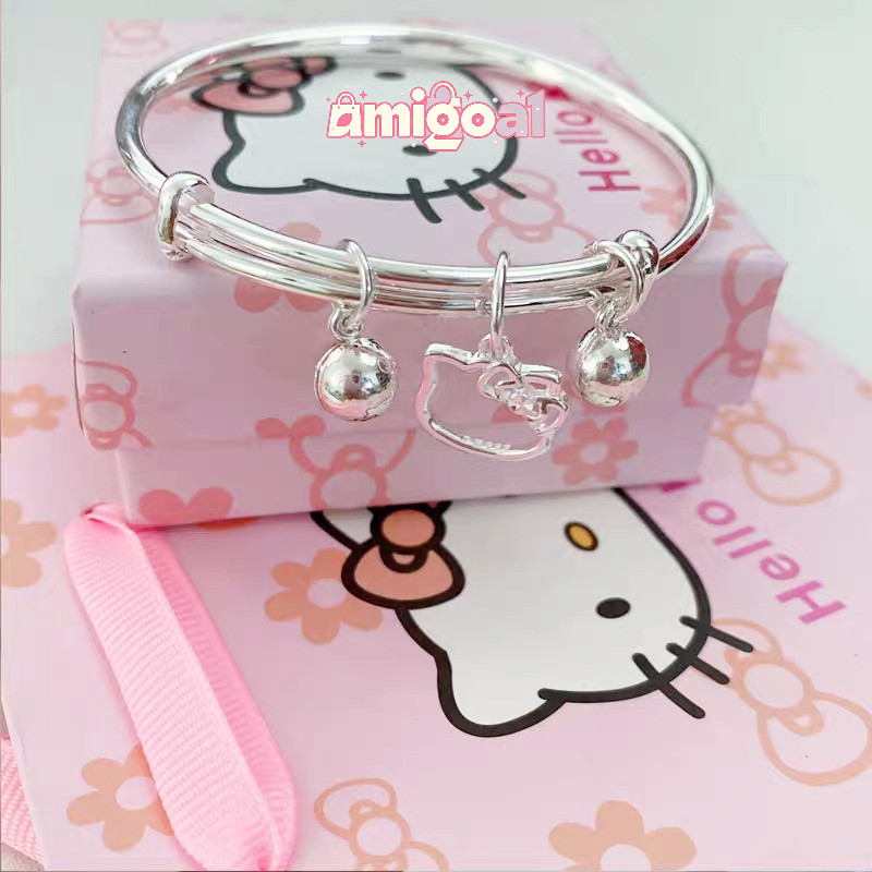 🤠AM🤠Vòng tay mặt dây chuyền chuông mèo Dễ thương Niche Lắc tay Quà tặng sinh nhật người bạn thân nhất