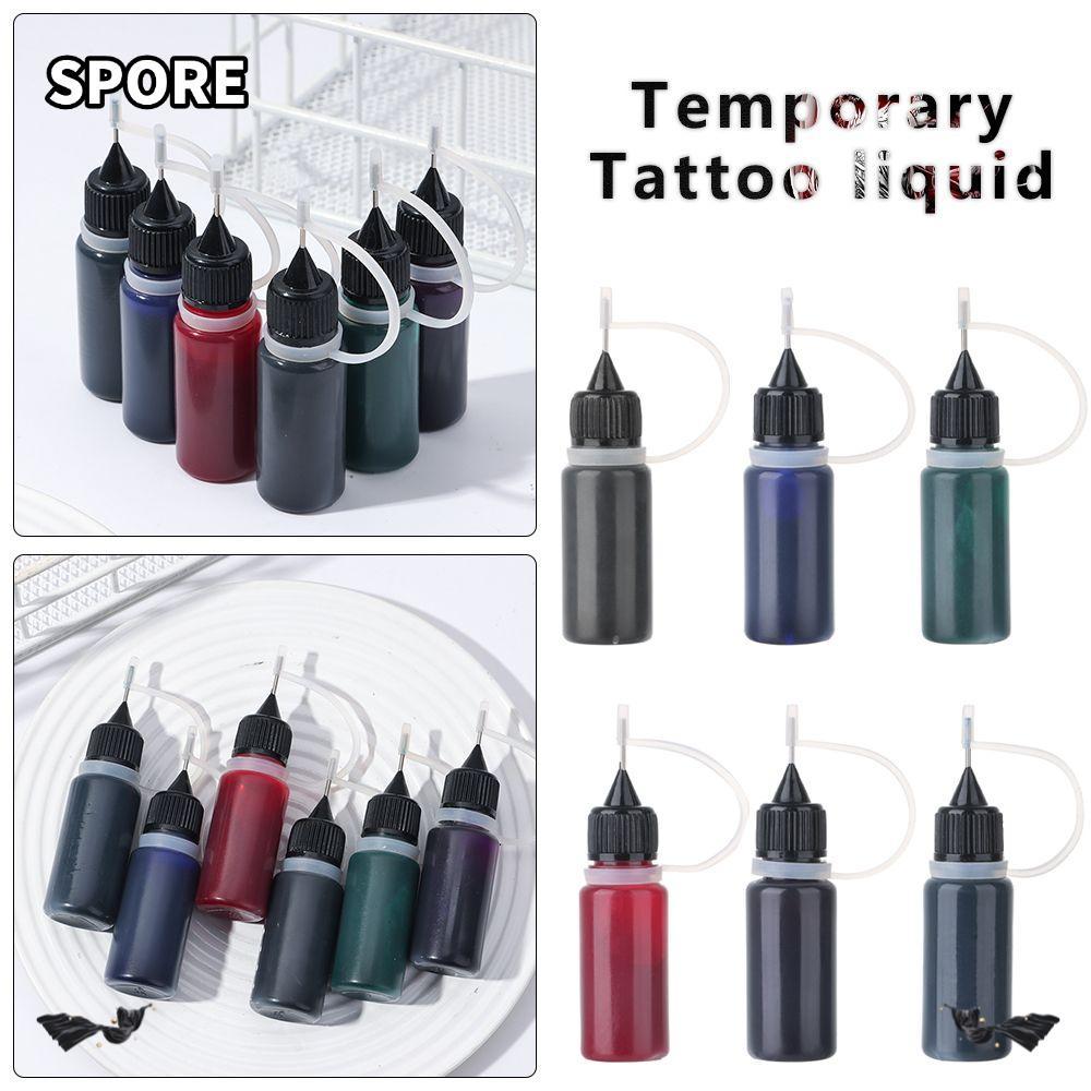 SPORE Mực xăm không đau DIY Beauty Supply Body Art Paint
