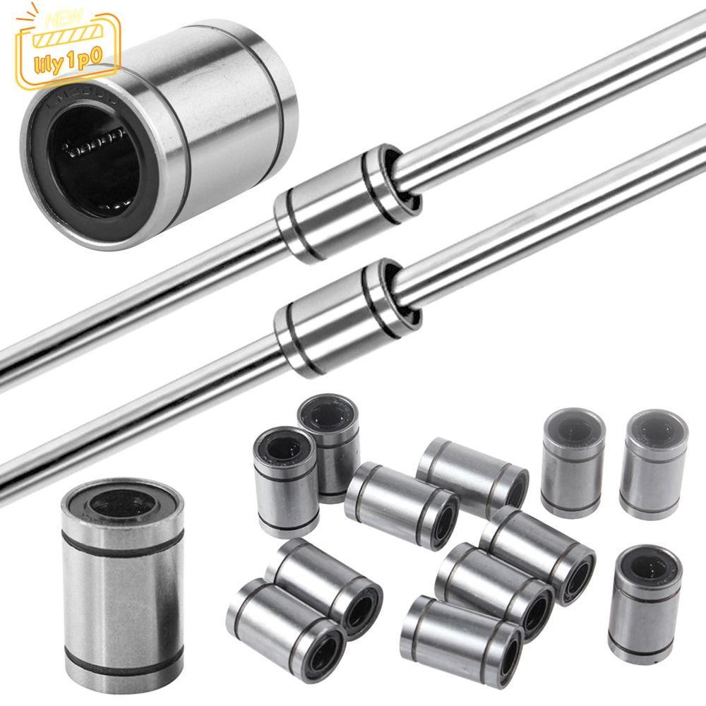 LILY1P0 Thép Bushing Thép Chrome Bền CNC Phần LM3UU LM4UU LM5UU LM6UU