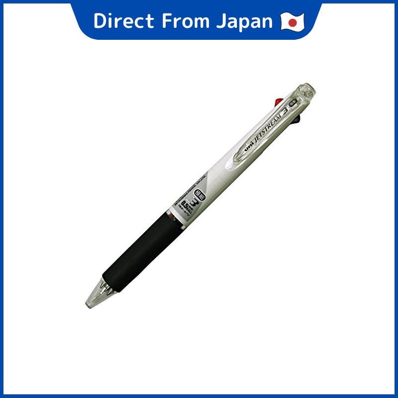 Mitsubishi Pencil 3-Color Ballpoint Pen Jetstream 0.5 White Easy to Write SXE340005.1