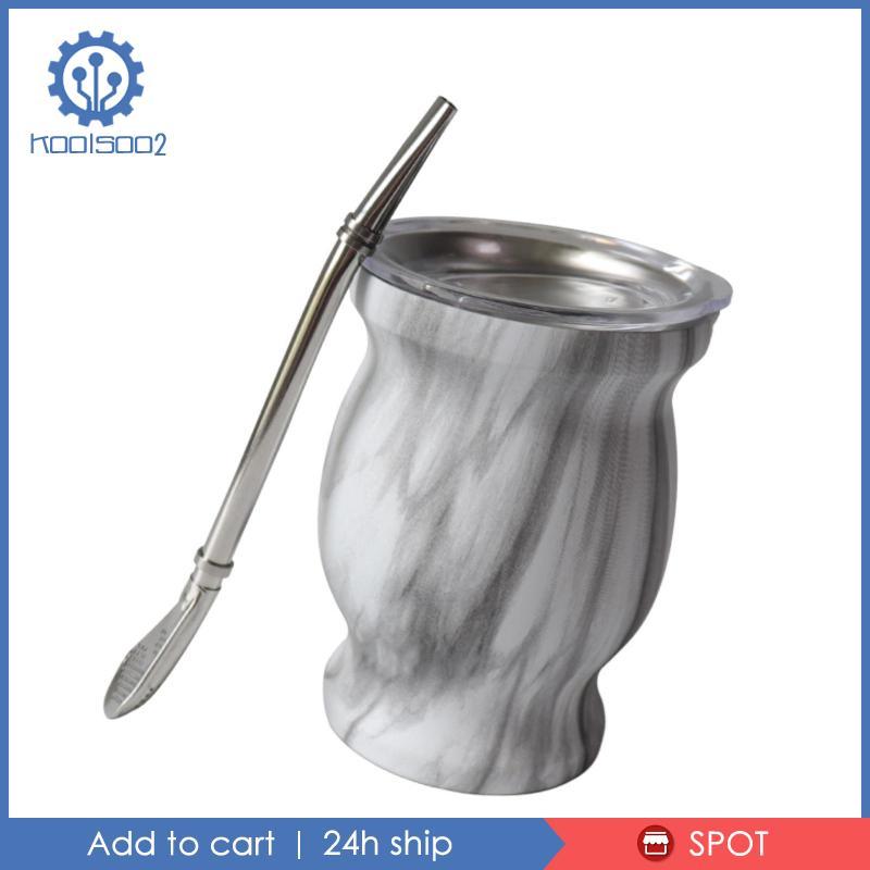 Bộ cốc Yerba Mate Bộ cốc trà Mate Gourd 8 cho phòng ngủ gia đình Ký túc xá phòng trà