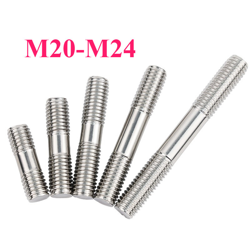 Bulong 2 đầu ren, Guzong/ Inox 304/ m20-m24 [SY9]