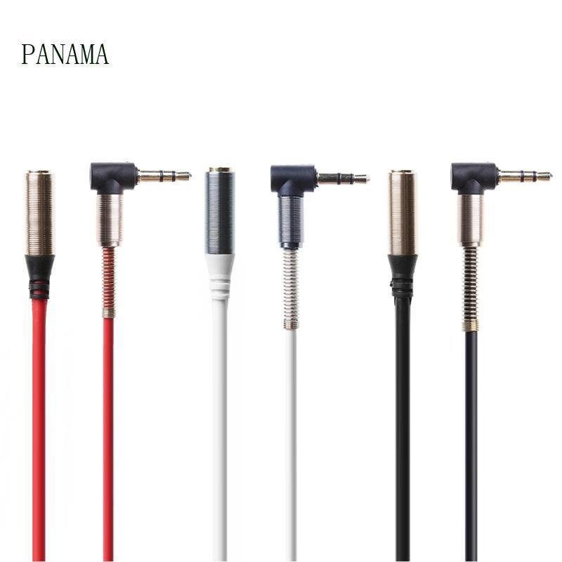 NAMA 3 5mm Nam sang Nữ 90 Độ Góc Phải Adapter Cho Xe MP4 MP3