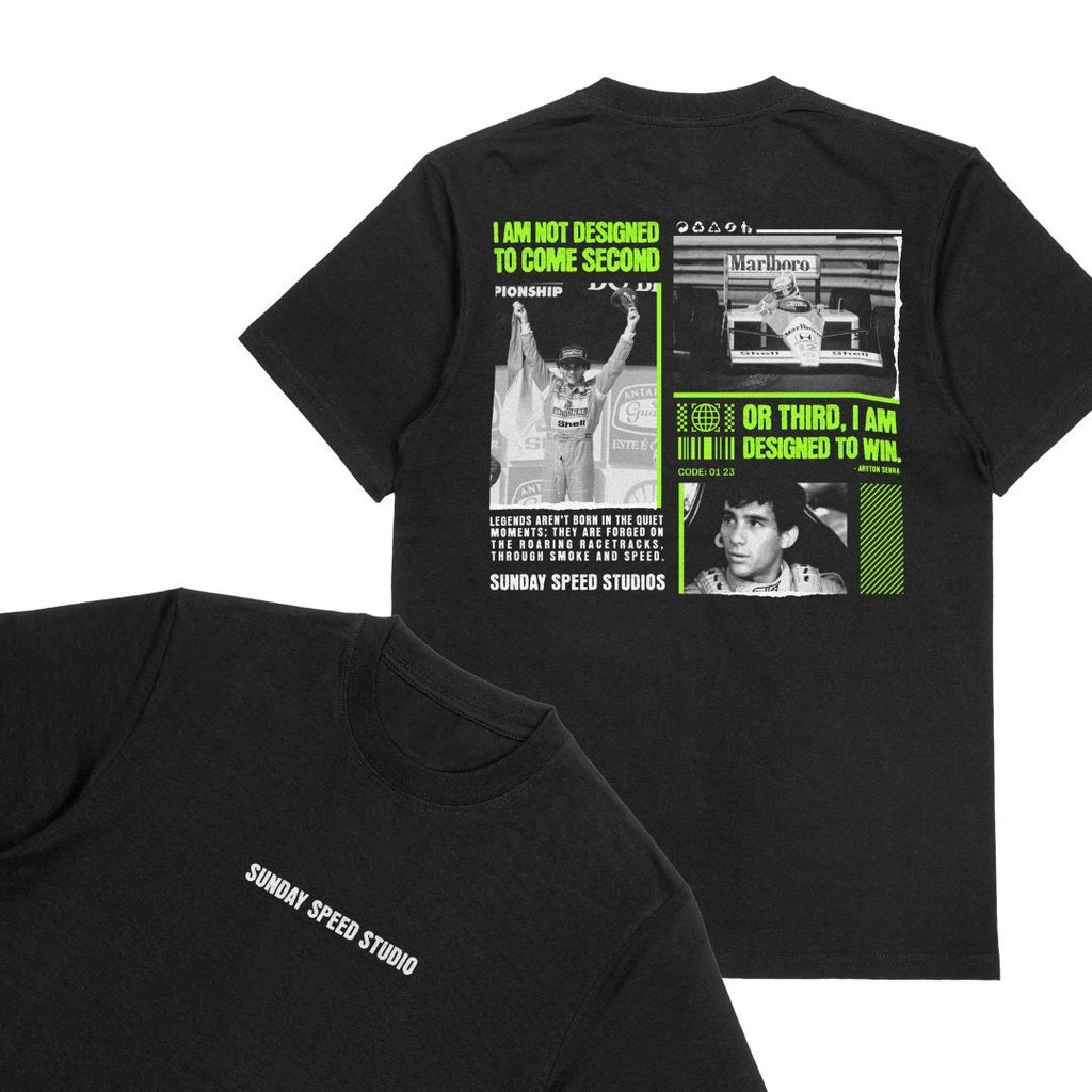 Áo thun Ayrton Senna - Áo thun F1 Legends