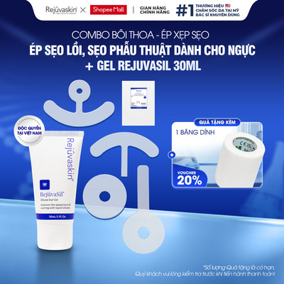 Combo Ngăn Ngừa Và Làm Xẹp Sẹo Lồi Sẹo Phì Đại Dành Cho Ngực (Scar FX Breast + Gel 30ml)