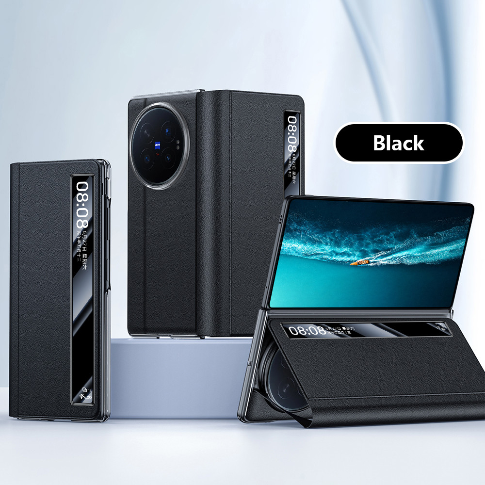 Smart Touch View Fllip Leather Phone Case cho VIVO X Fold6 Fold 6 FOLD6 5G Da Từ Tính Bảo Vệ Xem Thô