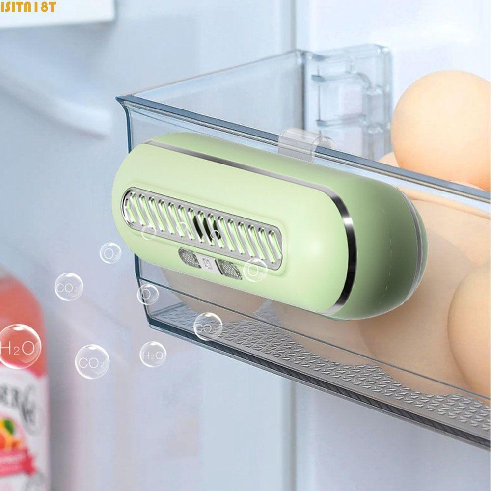 Máy Khử Mùi Ozone Tủ Lạnh ISITA1F0, Máy Lọc Ozone Tủ Lạnh Bảo Quản Tươi Không Dây, Máy Khử Mùi Di Độ