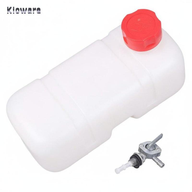 Bình xăng động cơ có nắp đỏ Hộp đựng xăng thay thế cho máy làm vườn hai thì 1E43F