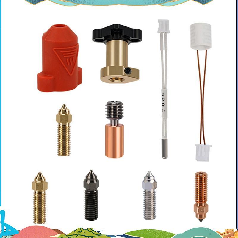 Dành Cho K1 / K1Max Hotend Kit Gốm Khối Nhiệt Bi-Metal Heatbreak Máy Phun Phun Cho Nhiệt Điện Trở Nó
