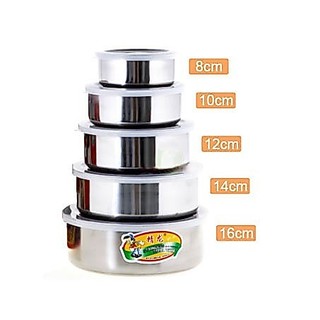 Bộ thố Inox 5 cái