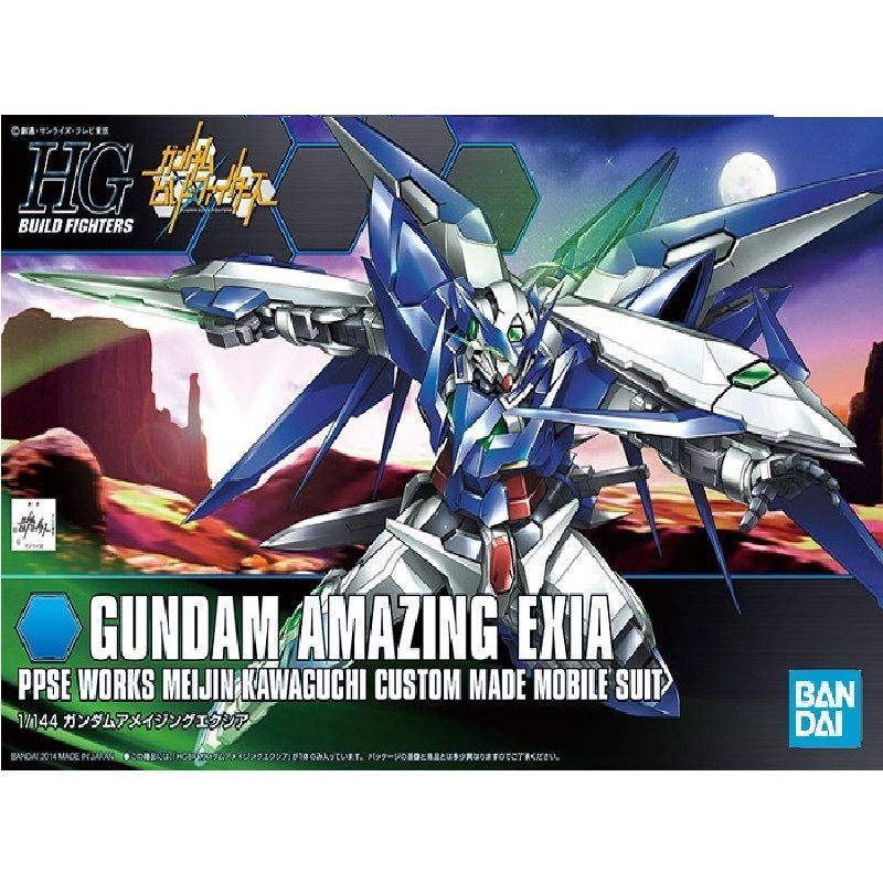 [Bandai] Phiên bản tiếng Nhật HGBF 016 Amazing Exia Amazing Exia Angel Gundam Mô hình lắp ráp