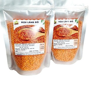 Đậu lăng đỏ tách vỏ Ấn Độ, 500 gr
