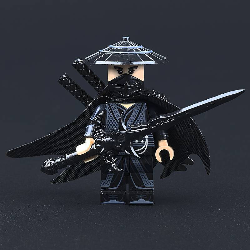Chinese Ancient Swordsman Building Blocks Doll That Man in Chang-an Doll Swordsman Assembled Educati
